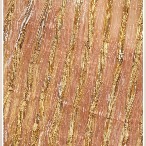 NWT Rachel Comey Metallic Peach Swoop Blouse - Picture 5 of 6